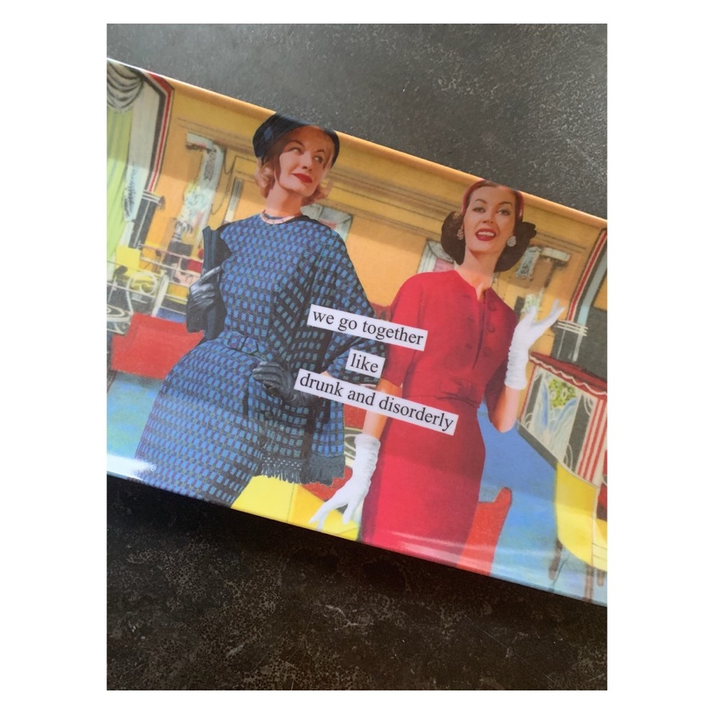 Adorable tray for your accessories or cocktails!